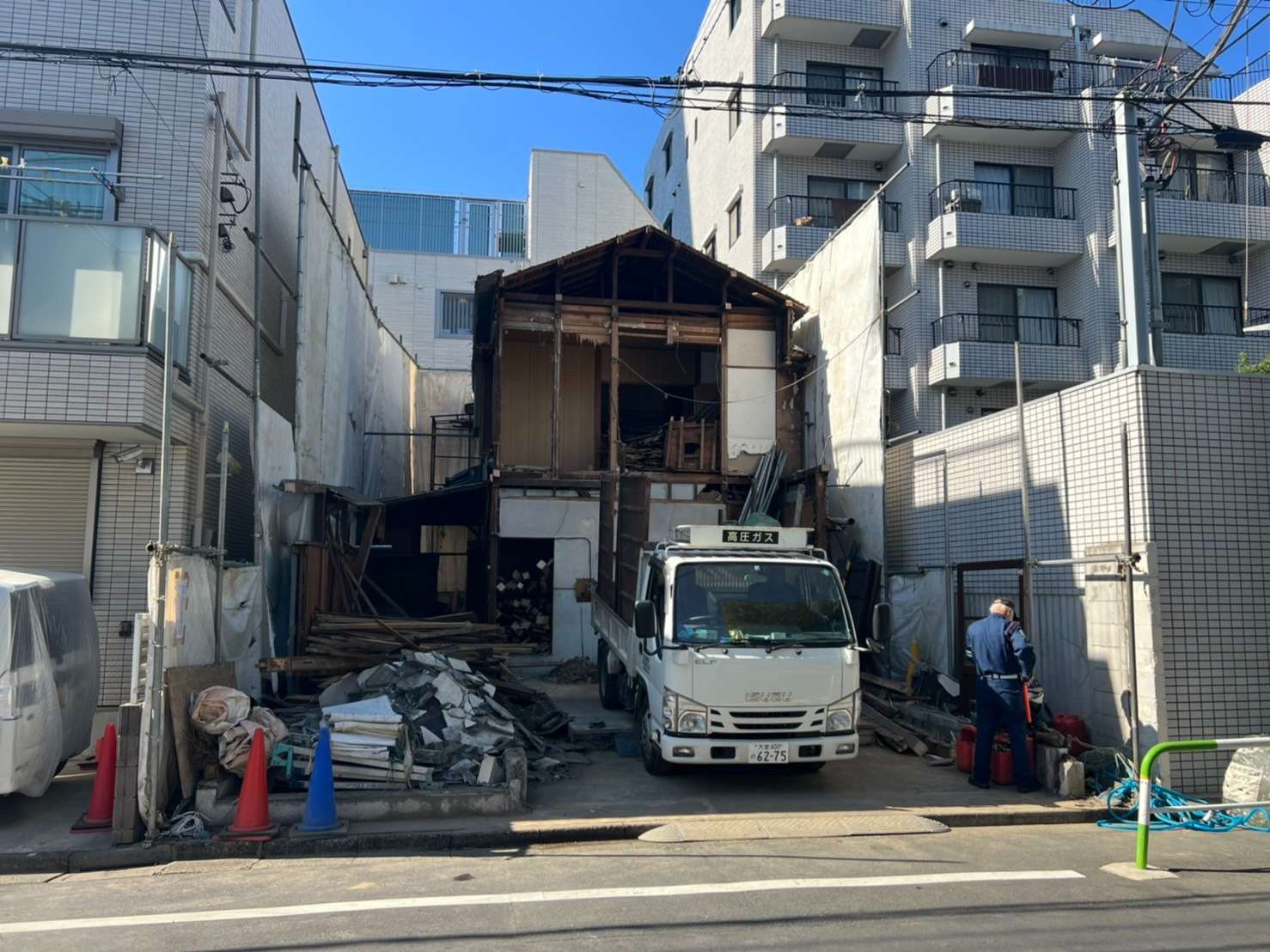 東京都文京区小石川の木造２階建物解体工事　終了のお知らせ