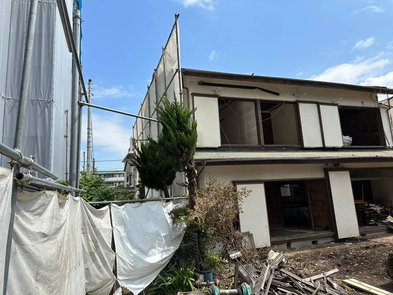 東京都調布市小島町の解体工事の進捗状況⑦