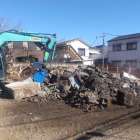 東京都板橋区蓮沼町の木造２階建物解体工事の進捗状況です。